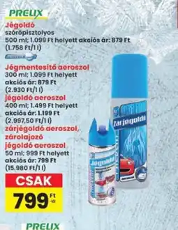 Interspar PRELIX zárjégold aeroszol ajánlat