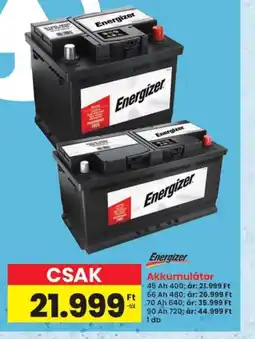 Interspar Energizer Akkumulátor ajánlat