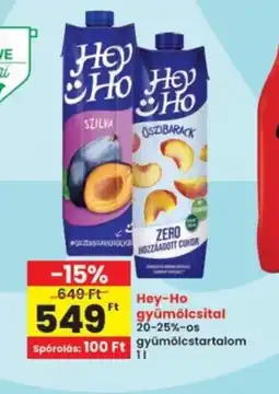 Interspar Hey-Ho gyümölcsital ajánlat