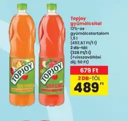 Interspar TOPJOY gyümölcsital ajánlat