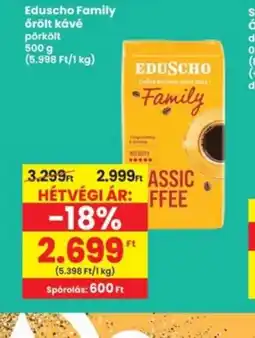 Interspar Eduscho Family őrölt kávé ajánlat