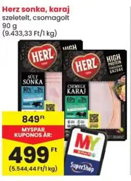 Spar Herz sonka, karaj ajánlat