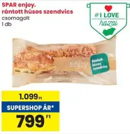 Spar SPAR enjoy. rántott húsos szendvics ajánlat