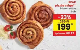 Spar SPAR pizzás csiga ajánlat
