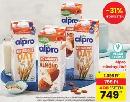 Spar Alpro növényi ital ajánlat