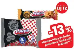 Spar Pöttyös Óriás proteines Túró Rudi ajánlat