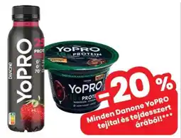 Spar Danone YoPRO tejital és tejdesszert ajánlat