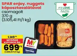 Spar SPAR enjoy. nuggets káposztasalátával ajánlat