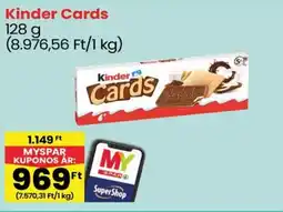 Spar Kinder Cards ajánlat