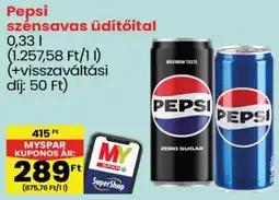 Spar Pepsi szénsavas üdítőital ajánlat