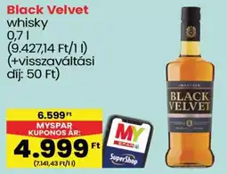 Spar Black Velvet whisky ajánlat