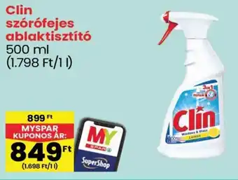 Spar Clin szórófejes ablaktisztító ajánlat