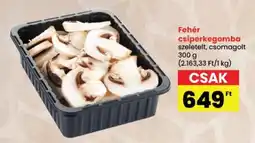 Spar Fehér csiperkegomba ajánlat