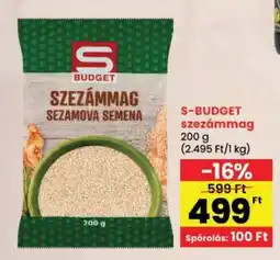Spar S-BUDGET szezámmag ajánlat