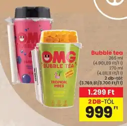 Spar Bubble tea ajánlat