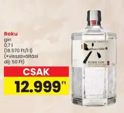 Spar Roku gin ajánlat