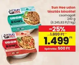 Spar Sun Hee udon tésztás készétel ajánlat