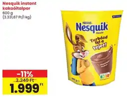 Spar Nesquik instant kakaóitalpor ajánlat
