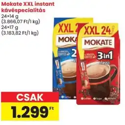 Spar Mokate XXL instant kávéspecialitás ajánlat