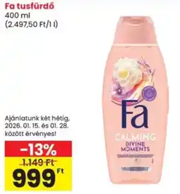 Spar Fa tusfürdő ajánlat