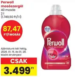 Spar Perwoll mosószergél ajánlat