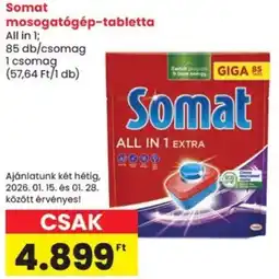 Spar Somat mosogatógép-tabletta ajánlat