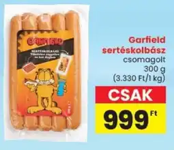 Spar Garfield sertéskolbász ajánlat