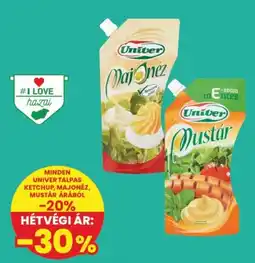 Spar Univer talpas ketchup, majonéz, mustár ajánlat