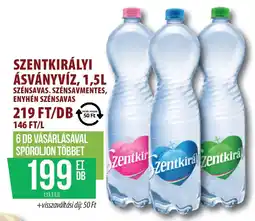Coop Szentkirályi ásványvíz ajánlat