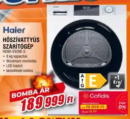 Expert Haier HŐSZIVATTYÚS SZÁRÍTGÉP ajánlat