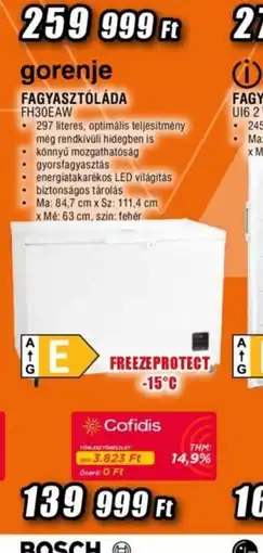 Expert gorenje FAGYASZTLÁDA ajánlat