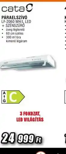 Expert CATA PÁRAELSZ 3 FOKOZAT, LED VILÁGÍTÁSV LF-2060 ajánlat