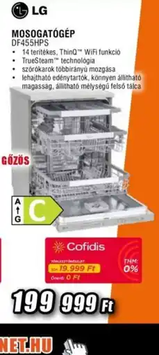 Expert LG MOSOGATGÉP DF455HPS ajánlat