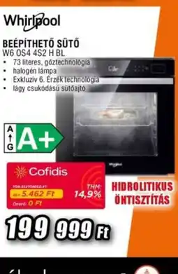 Expert Whirlpool BEÉPÍTHETŐ SÜTŐ ajánlat