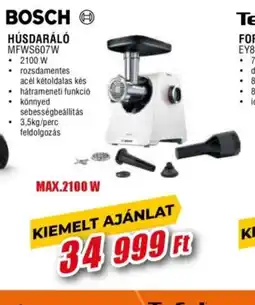 Expert BOSCH HÚSDARÁL MFWS607W ajánlat