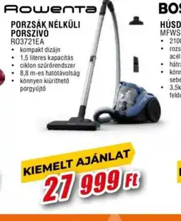 Expert Rowenta porzsák nélküli porsz ⚫1250 W, 23 literes, Browning Plus funkció, melegentartó funkcióv ajánlat