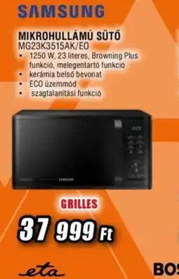 Expert SAMSUNG MIKROHULLÁMÚ SÜTŐ ajánlat