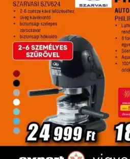 Expert SZARVASI PRESSZ KÁVÉFŐZŐ SZV624 ajánlat