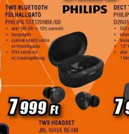Expert PHILIPS TWS BLUETOOTH FÜLHALLGAT ajánlat