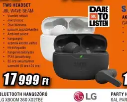 Expert JBL TWS HEADSET WAVE BEAM ajánlat