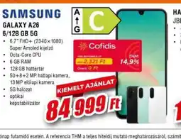 Expert SAMSUNG GALAXY A26 6/128 GB 5G ajánlat