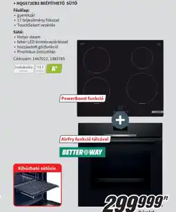 MediaMarkt BOSCH INDUKCIS FŐZŐLAP + SÜTŐ ajánlat