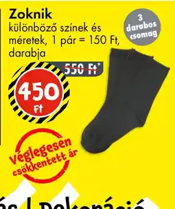 Tedi Zoknik ajánlat