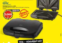 Tedi ELTA Melegszendvics sütő ajánlat