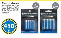 Tedi TEDI-POWER Ceruza elemek ajánlat