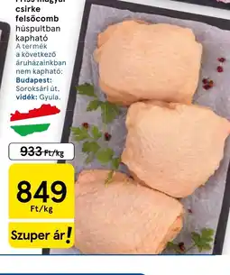 Tesco Friss magyar csirke felsőcomb ajánlat