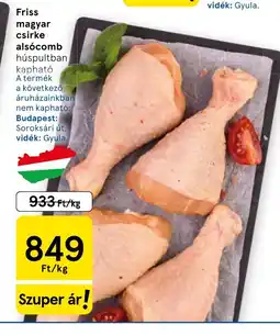Tesco Csirke alscomb ajánlat