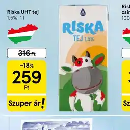 Tesco Riska UHT tej ajánlat