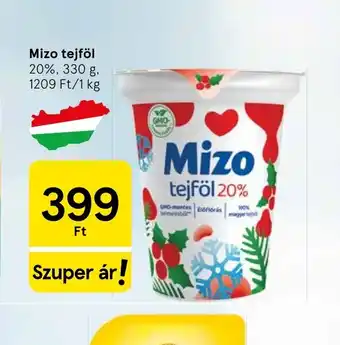 Tesco Mizo tejföl ajánlat