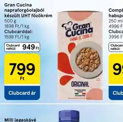 Tesco Gran Cucina UHT főzőkrém ajánlat
